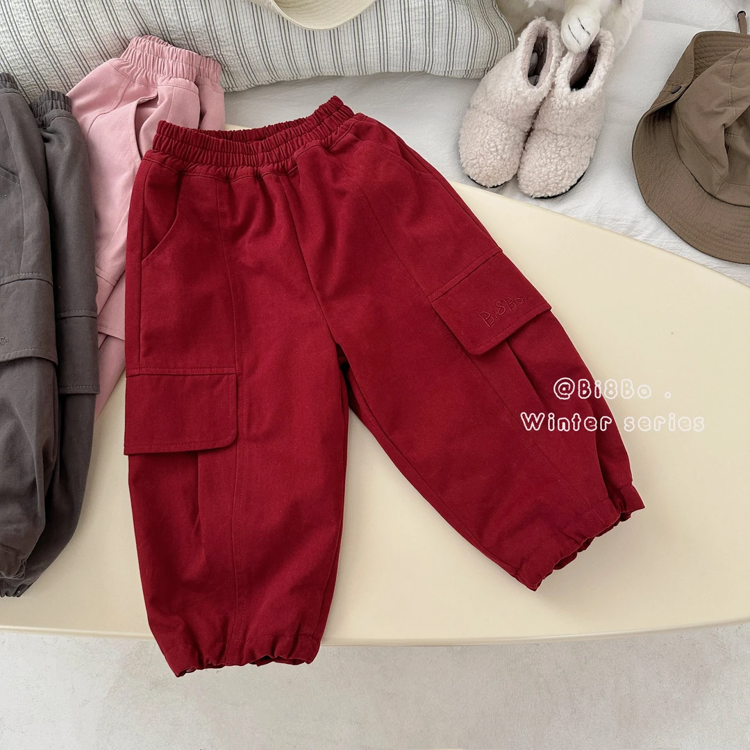 【刘教练专属】bi8bo2024年秋冬新款加绒工装裤 30977