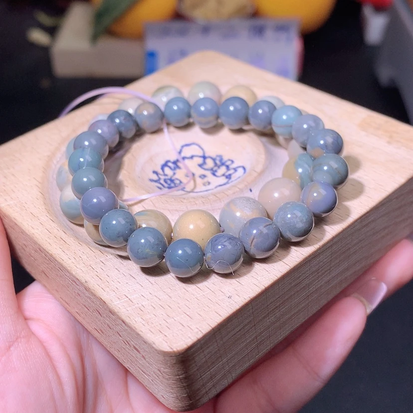 【闪购商品】石英质玉手链合金炫***肠6