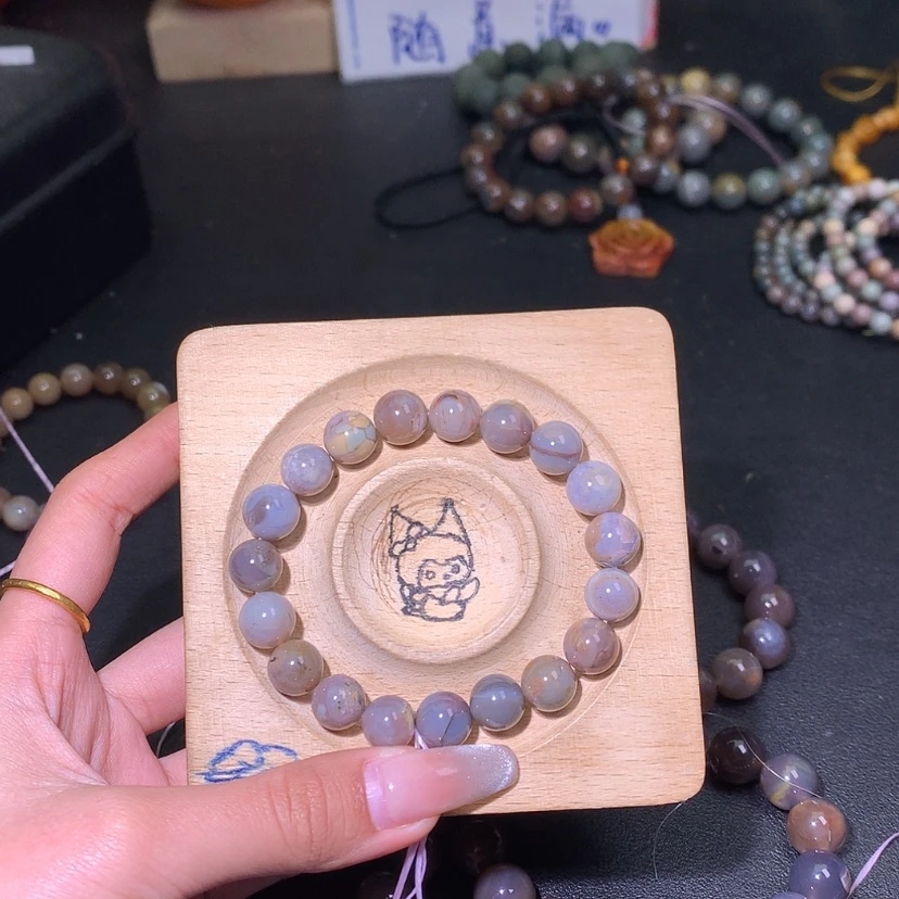 【闪购商品】石英质玉手链合金猫*.110