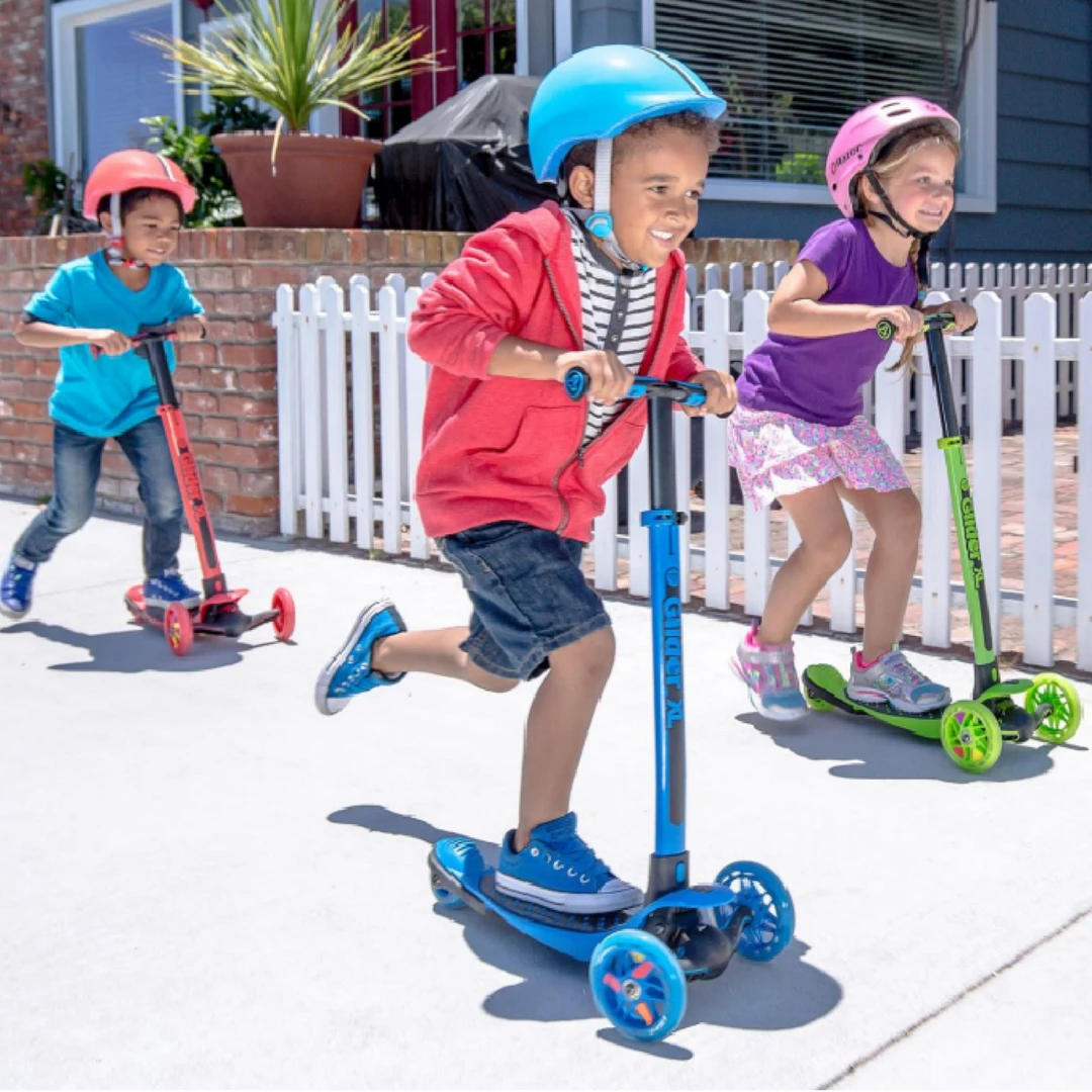 Yvolution菲乐骑儿童滑板车三轮3-8岁Glider踏板车滑行玩具滑板车