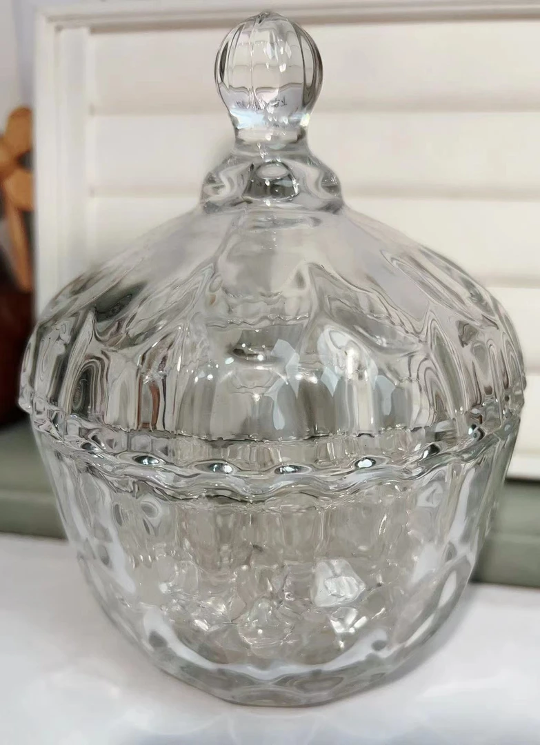 【造物家手作】白水晶碎石200g+玻璃罐子1个