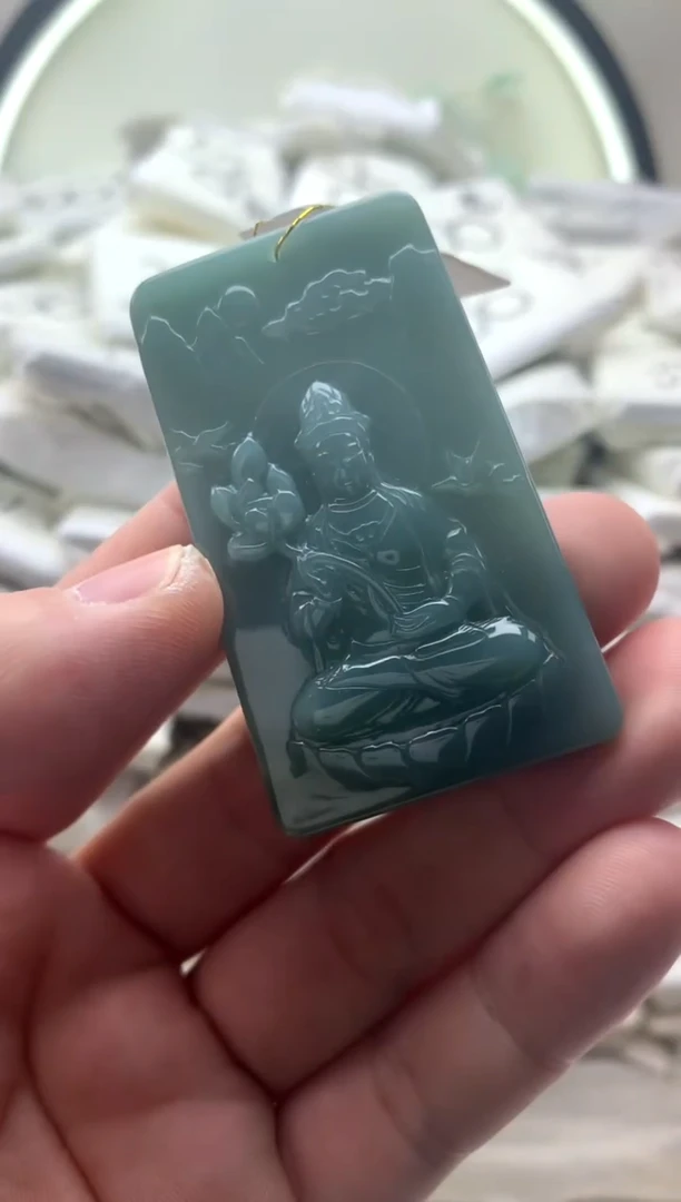 【闪购商品】翡翠颈饰未镶嵌大势至
