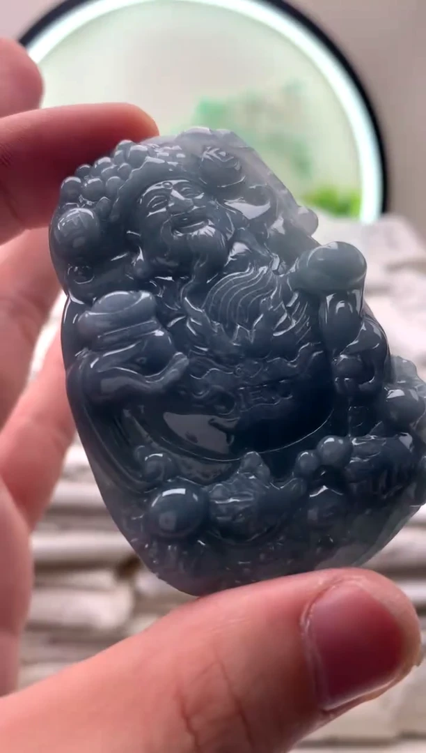 【闪购商品】翡翠颈饰未镶嵌财神