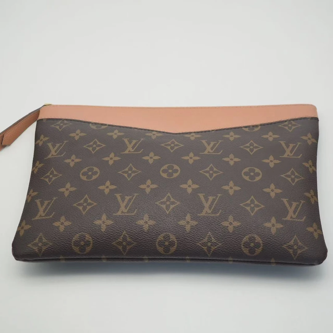 95新 LouisVuitton/路易威登 老花手拿包