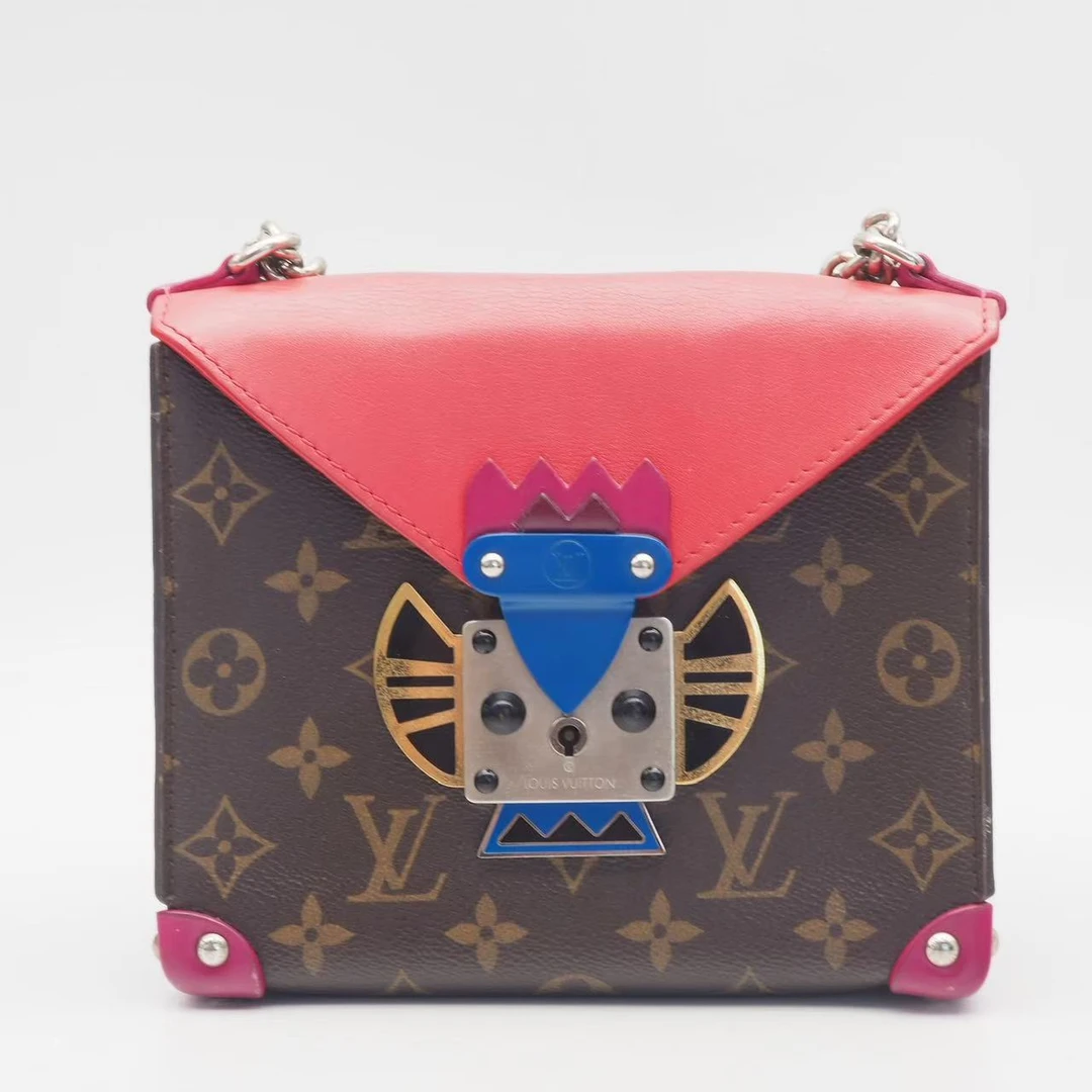 95新 LouisVuitton/路易威登 老花面具包