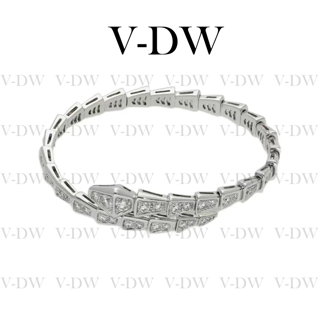 合金合成锆石手镯 小众轻奢时尚百搭蛇手镯