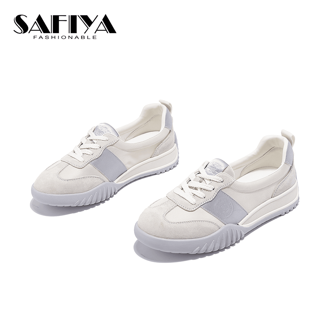 索菲娅Safiya2024夏季新款透气时尚百搭休闲系带鞋女SF43111A72