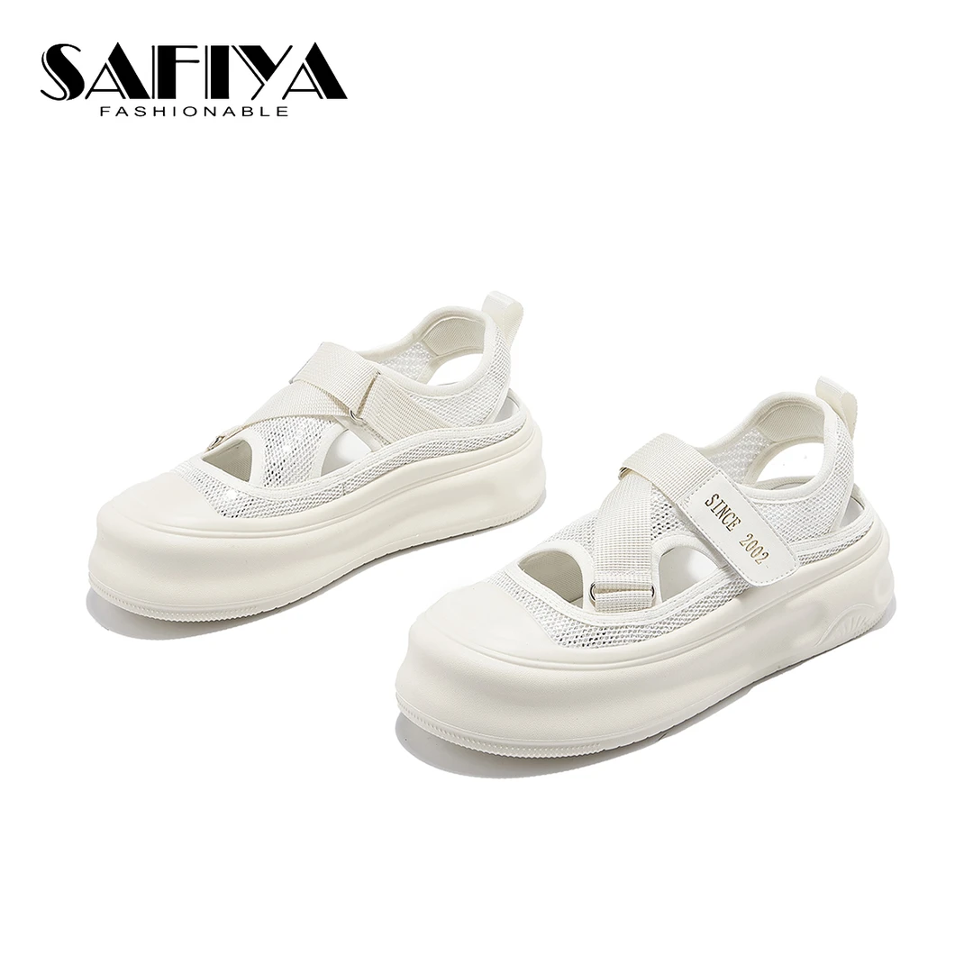 【凉风习习】索菲娅透气轻便舒适魔术贴时装凉鞋SF42115A24