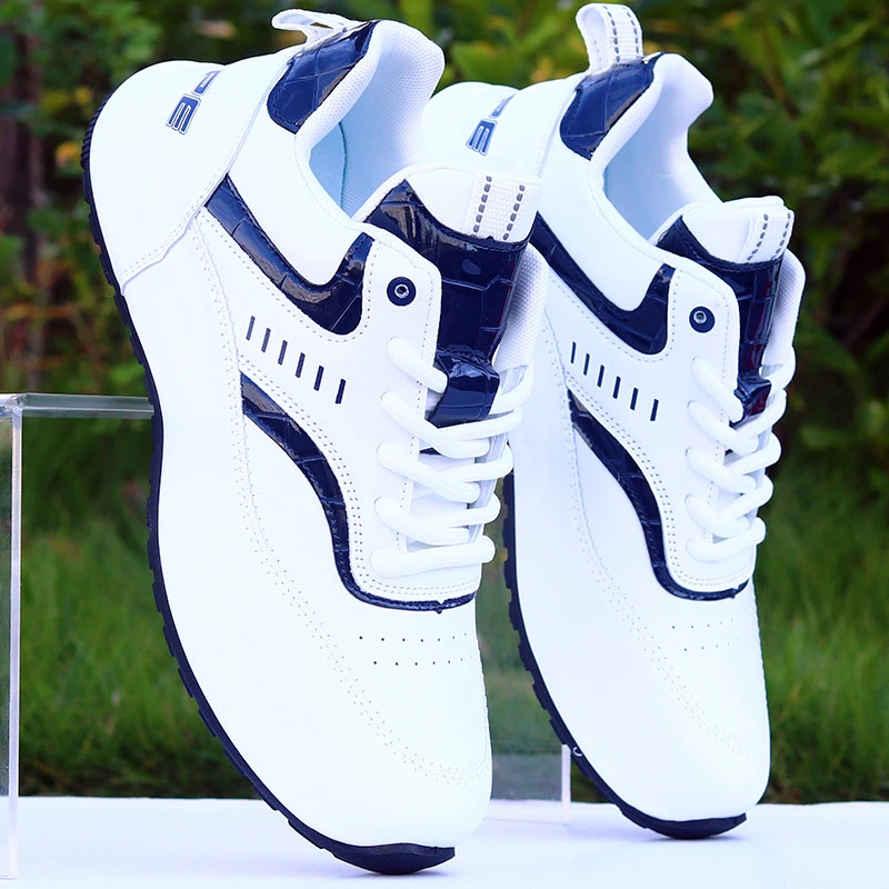 秋冬潮流男款男鞋百搭皮面高档老爹鞋防水防滑运动休闲鞋增高板鞋