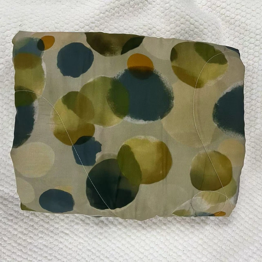 【绒兰】150*200cm数码印花棉绸夏凉被19#大波点