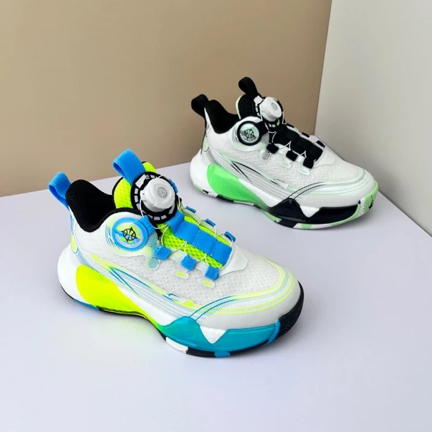 儿童潮款篮球鞋专业实战儿童运动鞋男童篮球鞋网面中大童0282