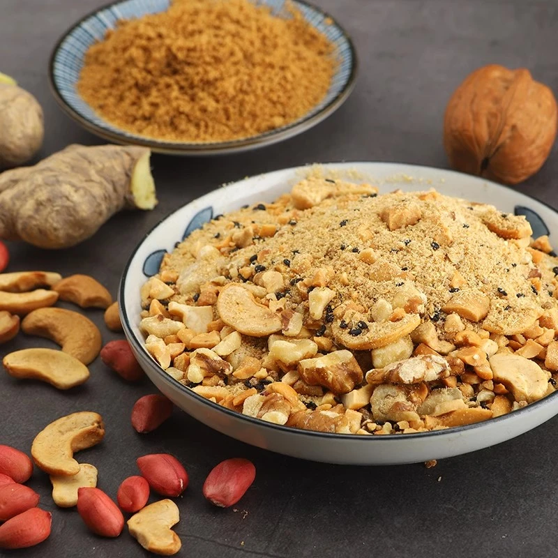 坚果姜茶红糖姜茶核桃月子茶传统手工代餐480g温州特产