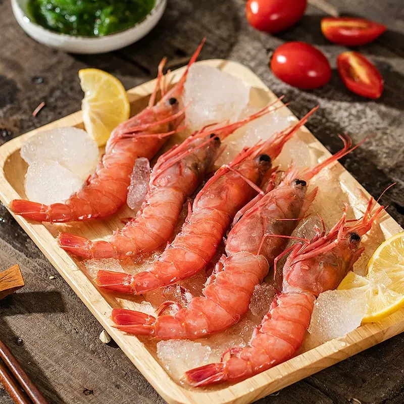 红虾甜虾刺身海虾东海深海捕捞野生新鲜船冻虾3斤高品质肉质严选