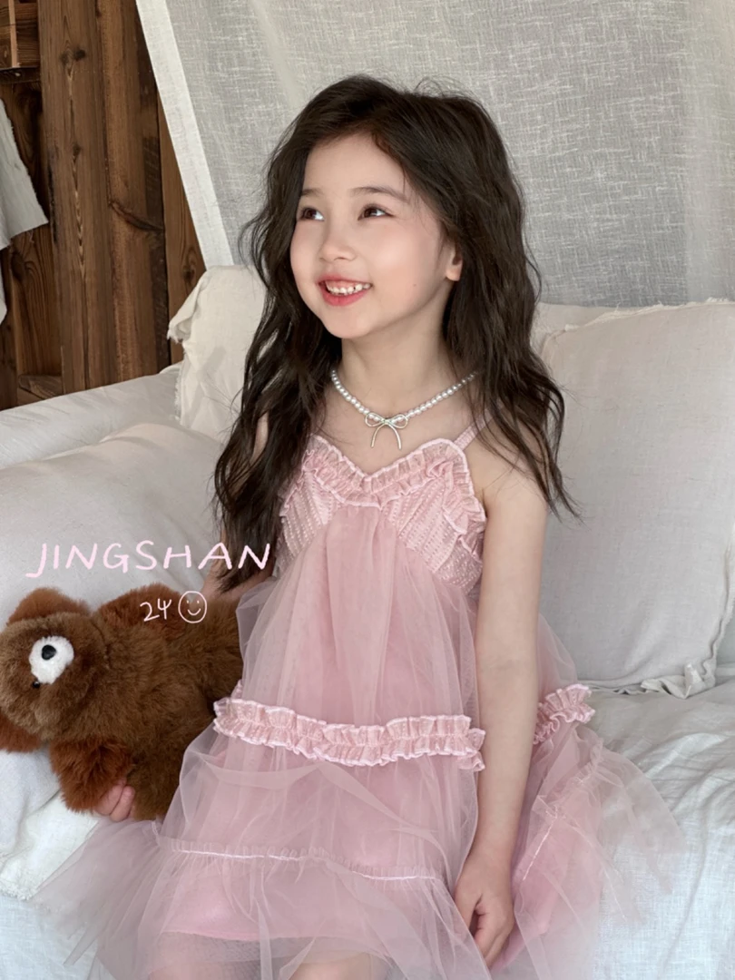 JX-25029  吊带裙两件套连衣裙