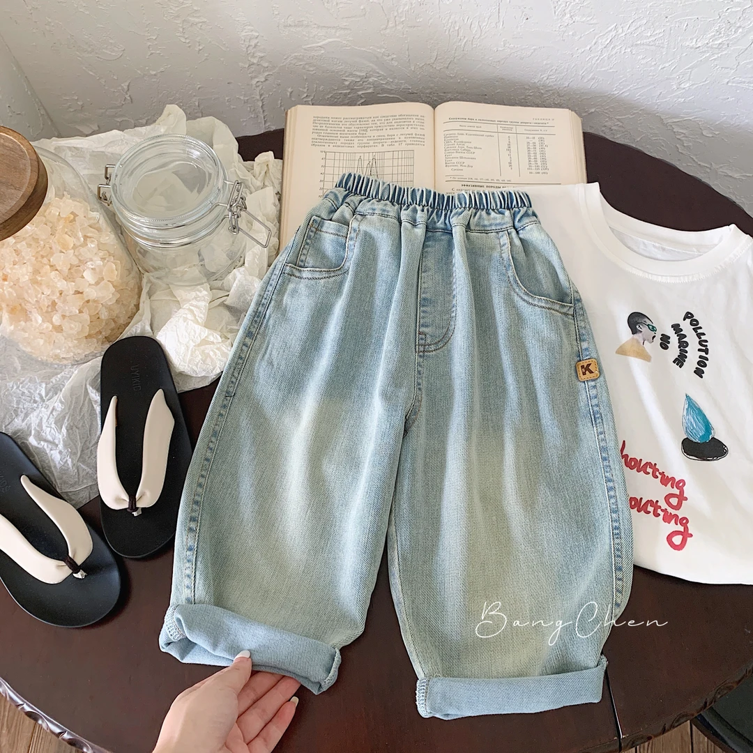 BC-G0265 简约订标休闲裤男童新款长裤潮