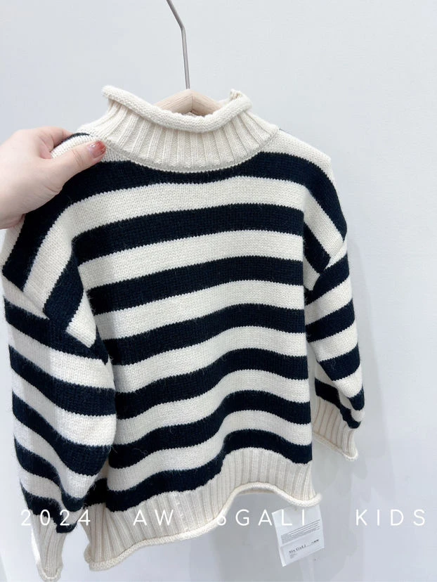 LGL- 62856 高货时尚洋气半高领毛衣