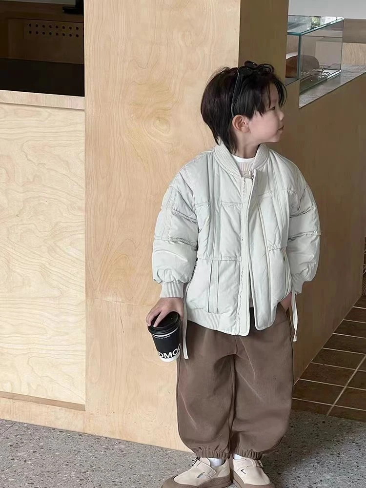 LXL- 23157  高货韩版纯色羽绒服
