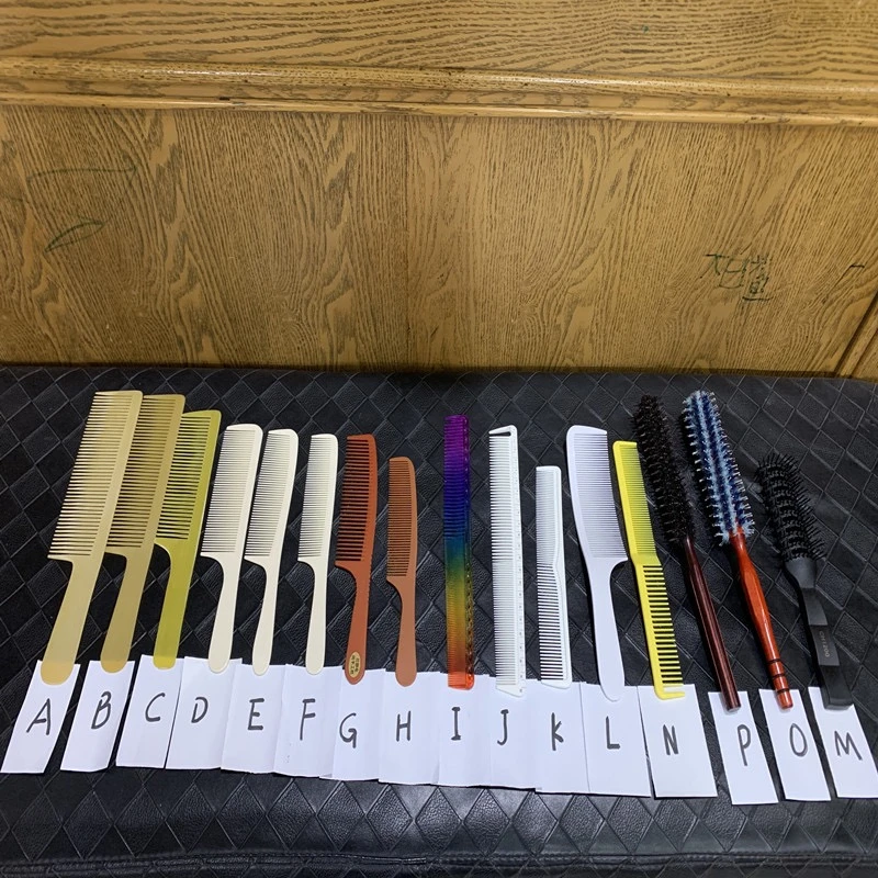 小王子同款理发店必备各种梳子家用必备套装工具手工工具超细长柄