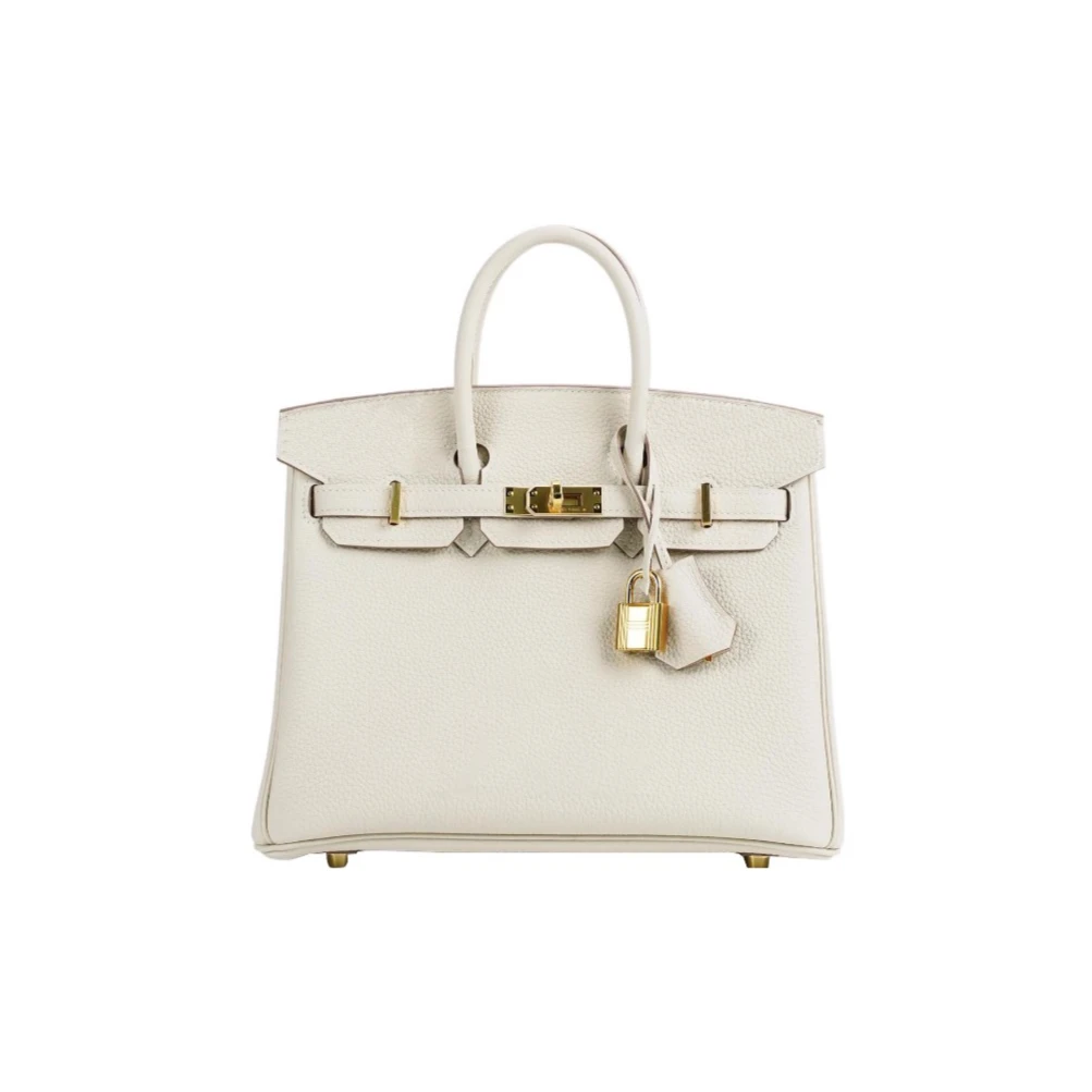 全新未使用 Hermes/爱马仕 【33精选】Birkin 25 10奶昔白