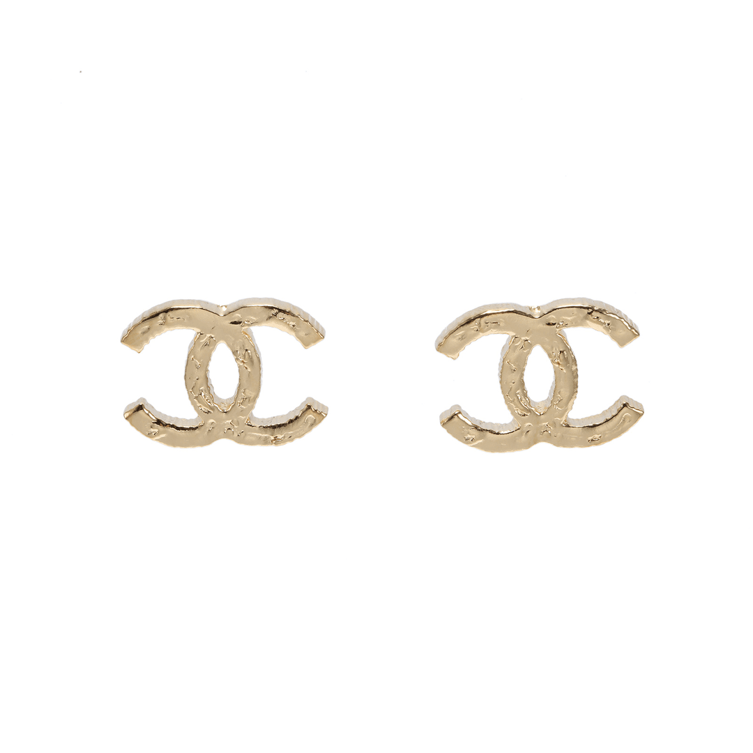 99新 Chanel/香奈儿 小花攀攀24C 双C 耳钉 合金