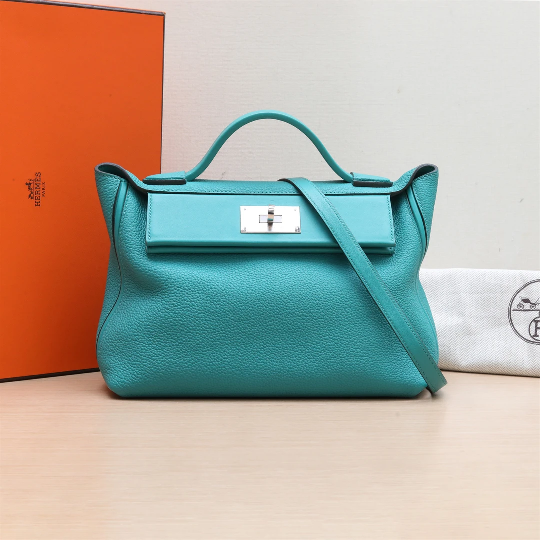 95新 Hermes/爱马仕 黑黑精选 P2441724112424 29 U1维罗纳绿 包