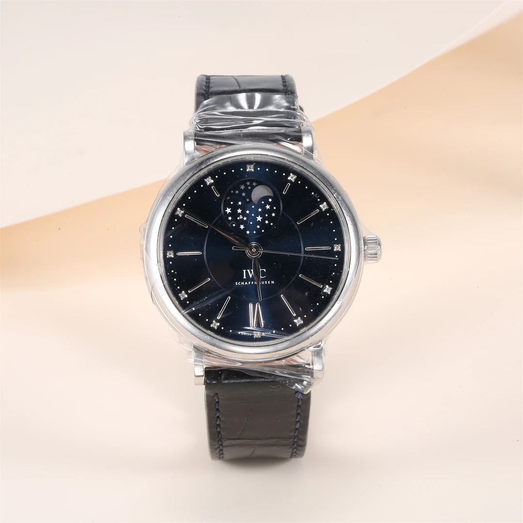 95新 IWC/万国 小花攀攀IWC万国表柏涛菲诺系列IW459006腕表-37mm