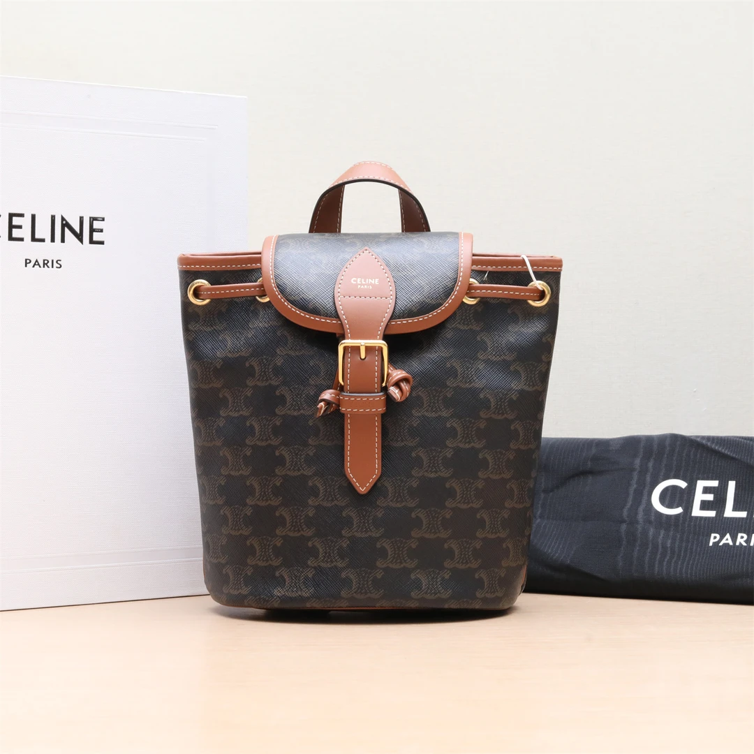 99新 Celine/思琳 【33精选】828025 抽绳双肩包 Mini
