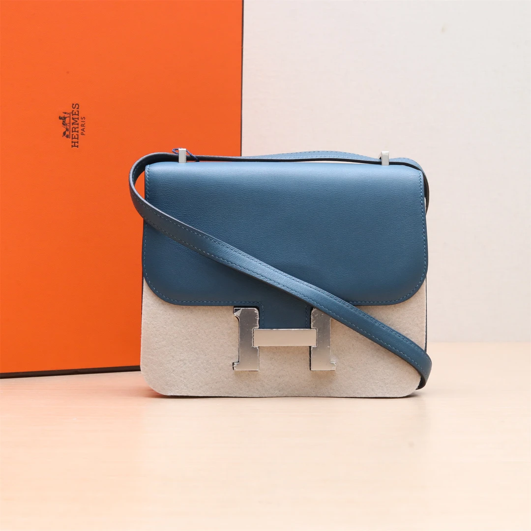 95新 Hermes/爱马仕 黑黑精选171662Constance 康康19 Swift皮 包