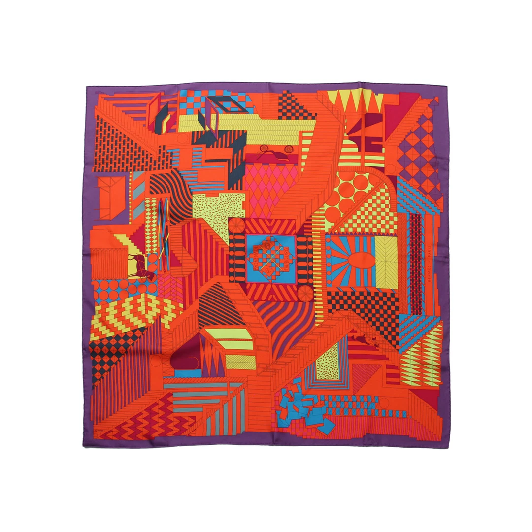 99新 Hermes/爱马仕 【33精选】P21320451690X90CM 丝巾 印花