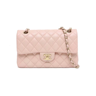 全新未使用 Chanel/香奈儿 小花佳珊CF 口盖包 小号 23cm