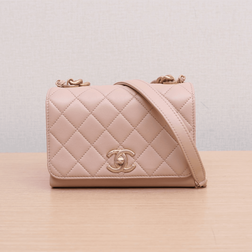 99新 Chanel/香奈儿 【33精选】973839手工坊系列 CF 口盖包