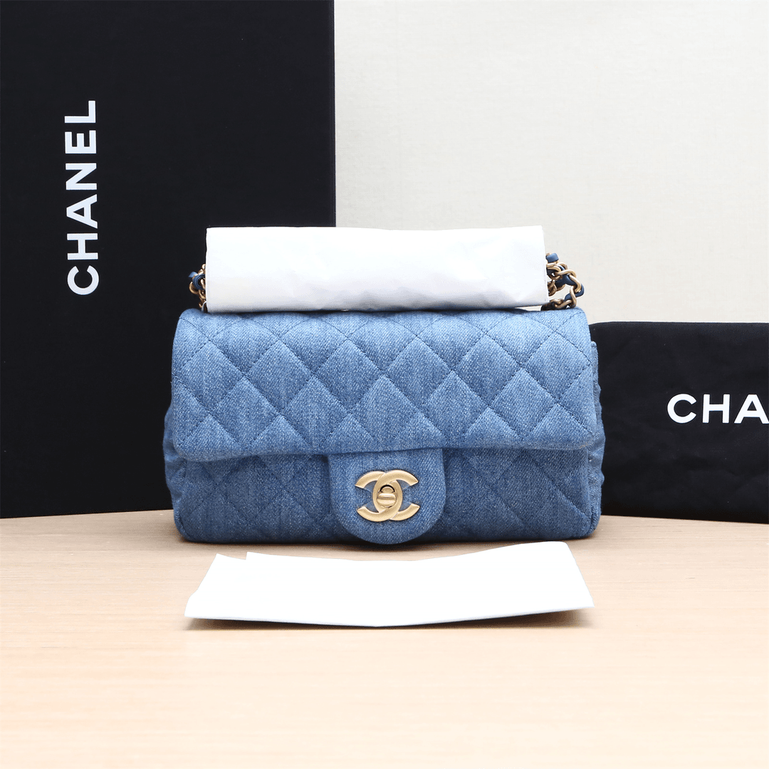 99新 Chanel/香奈儿 【33精选】726322 CF 口盖包 大Mini 20cm