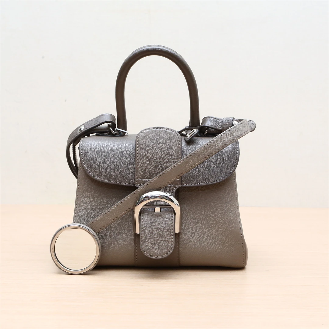 95新 Delvaux/德尔沃 -498小花双双 Brillant Mini 20 荔枝皮革C
