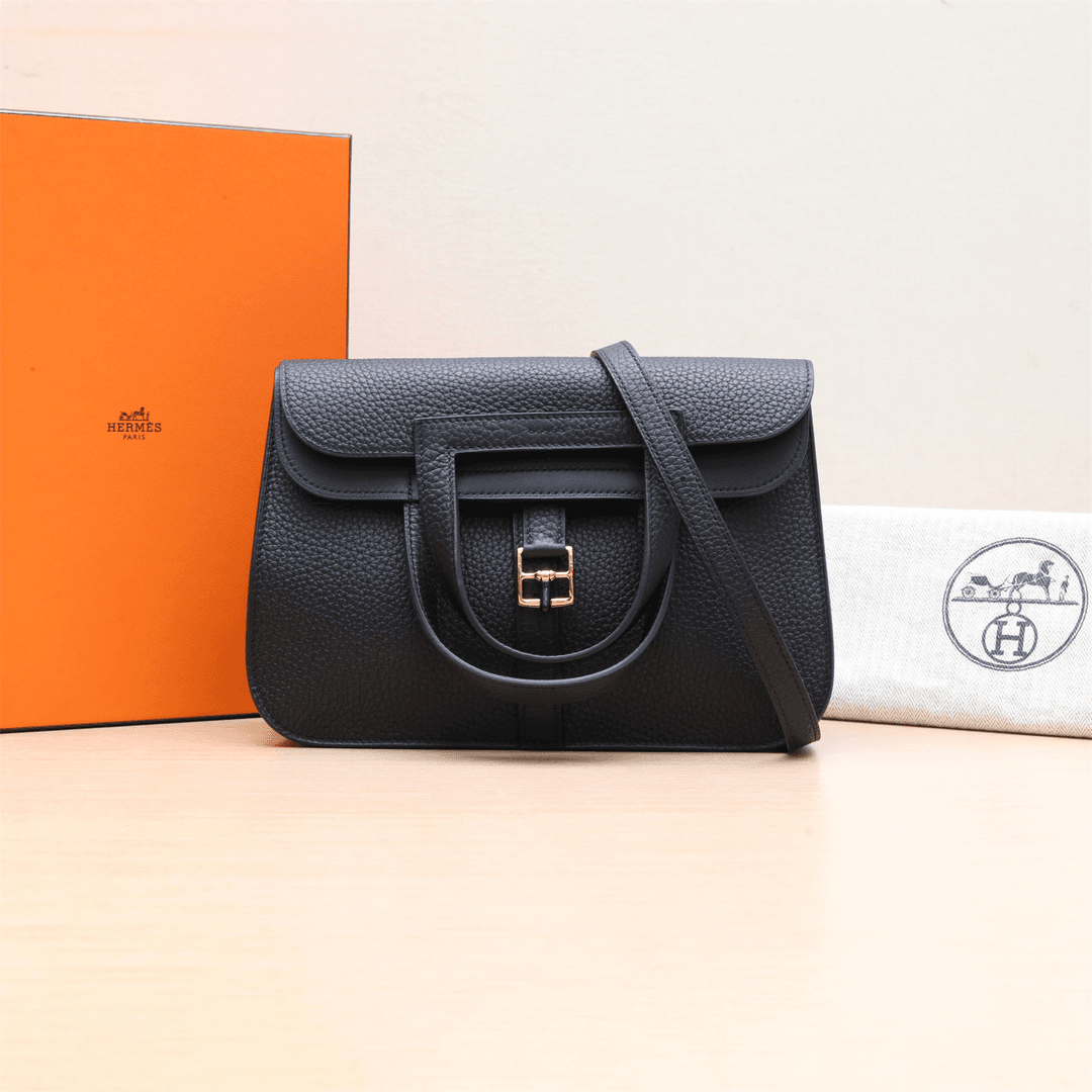 99新 Hermes/爱马仕 【33精选】871413 Halzan 25 双提手单肩包