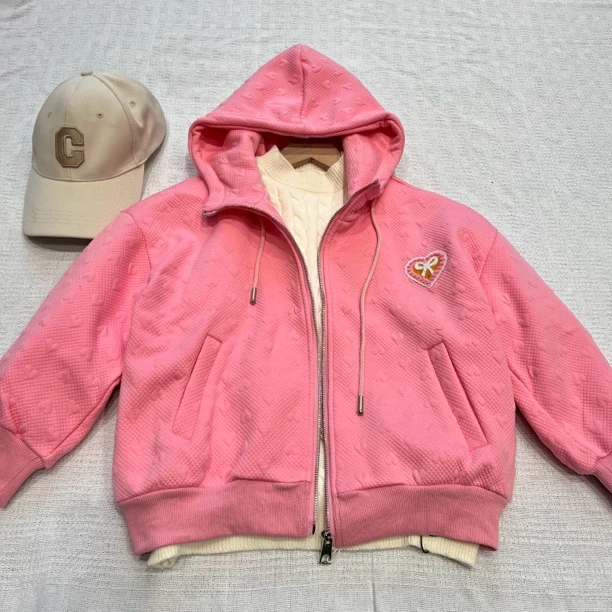 67258高端童装时尚百搭休闲加绒外套C区