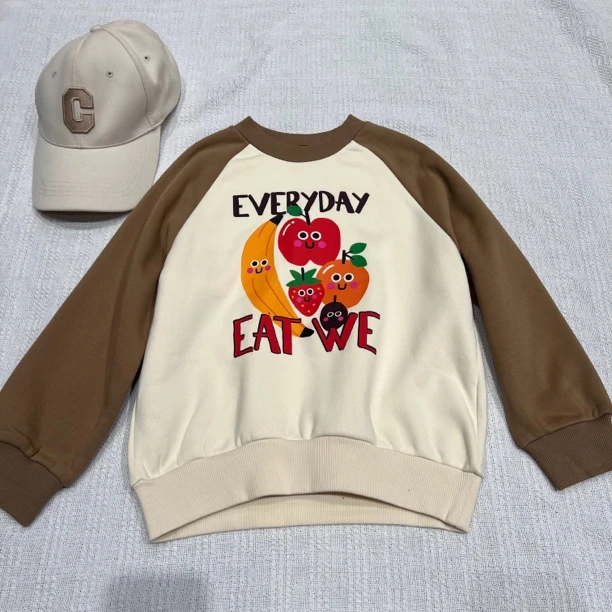 33307高端童装时尚百搭设计款休闲加绒卫衣W/B4-3-2