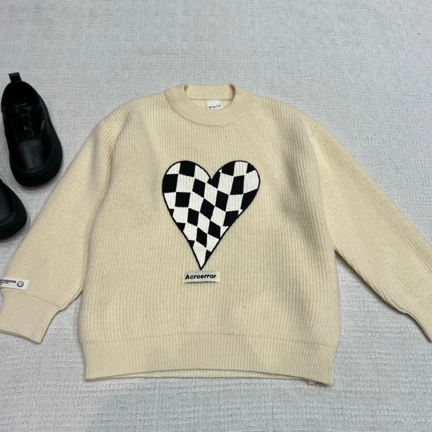 15050高端潮流时尚百搭休闲圆领毛衣B11-2-1/灰B13-1边