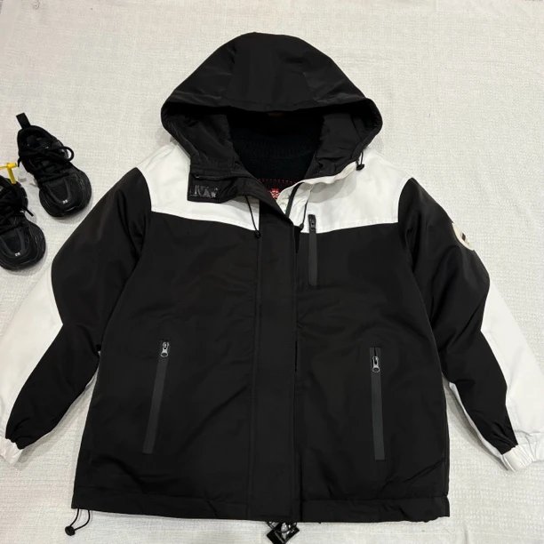 23888高端潮流时尚百搭休闲拼色滑雪服鸭外套A4-4边