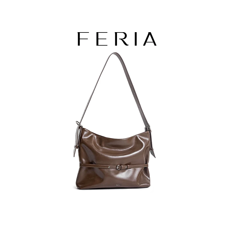 【卢媛媛专属】FERIA【街头托特包】FE309B202精致有质感休闲时尚包包
