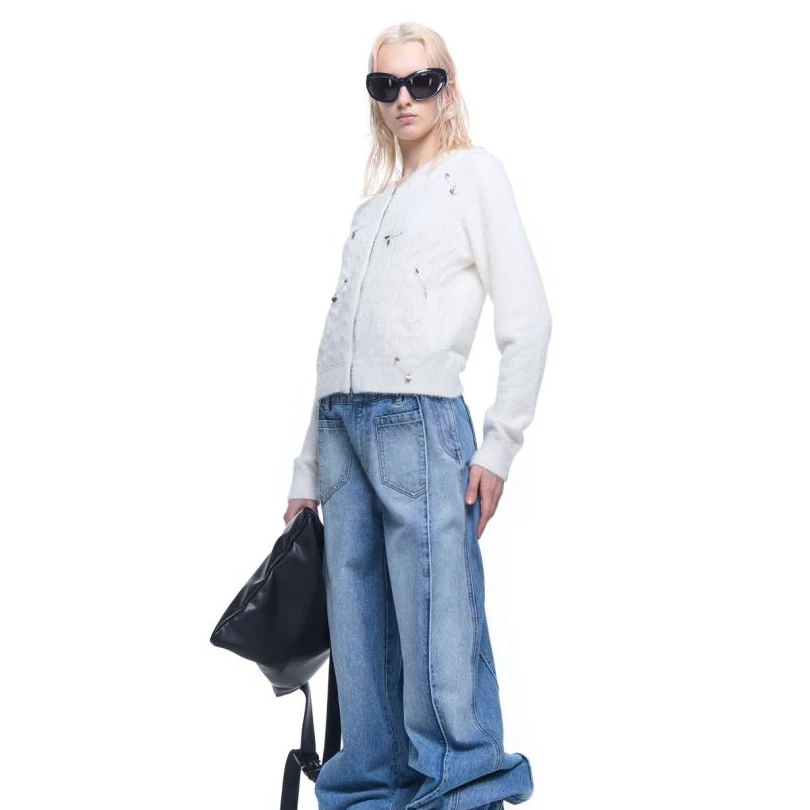 24ans别针款 针织连帽(原创不只是说说）