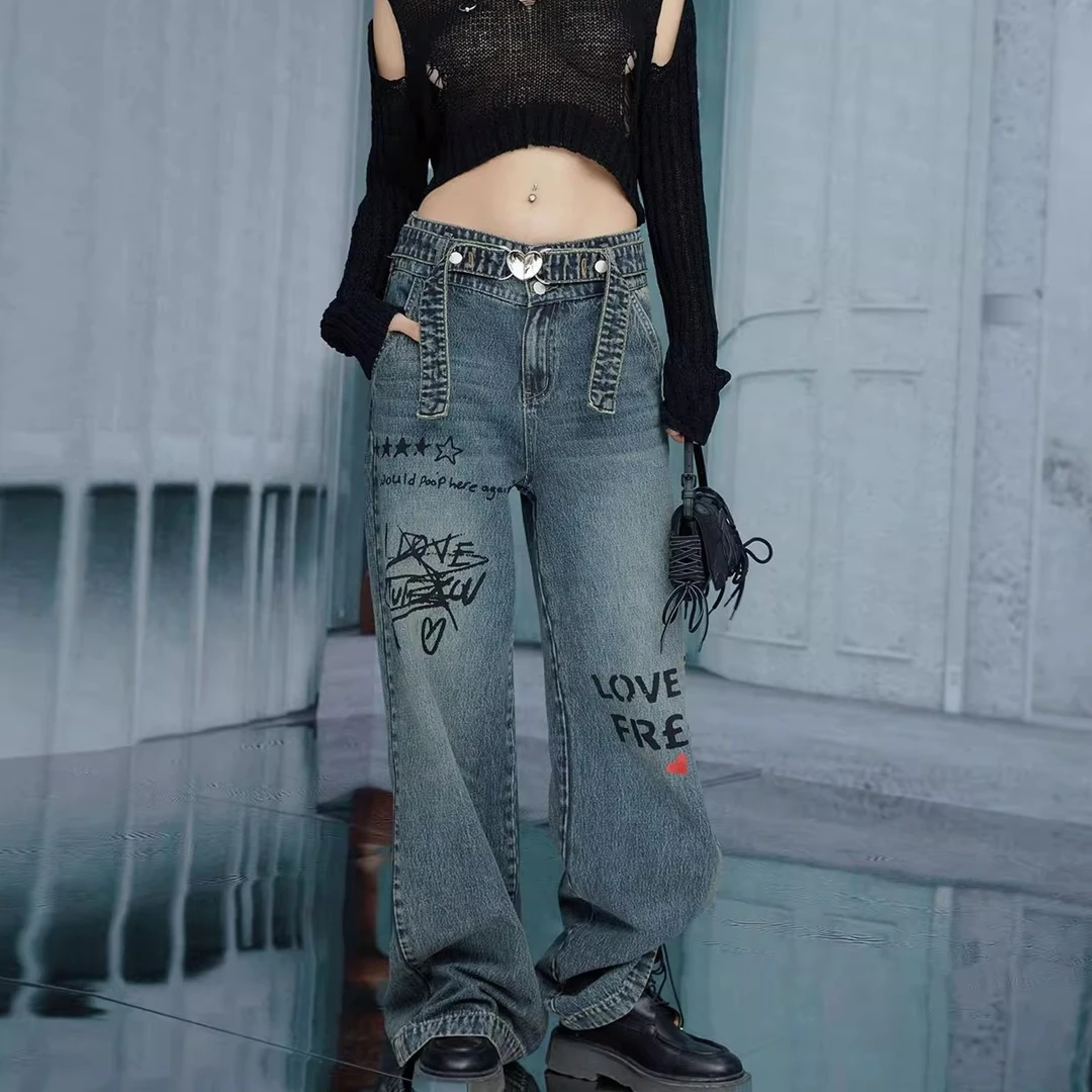 24ans24ans 轻Punk 牛仔裤