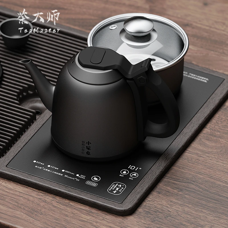 茶大师のL系T66小笨象功夫茶嵌入式茶台一体纯钛烧水壶泡茶电茶炉