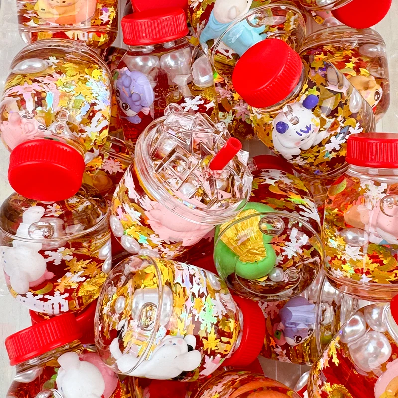 摆件入油流沙瓶1个