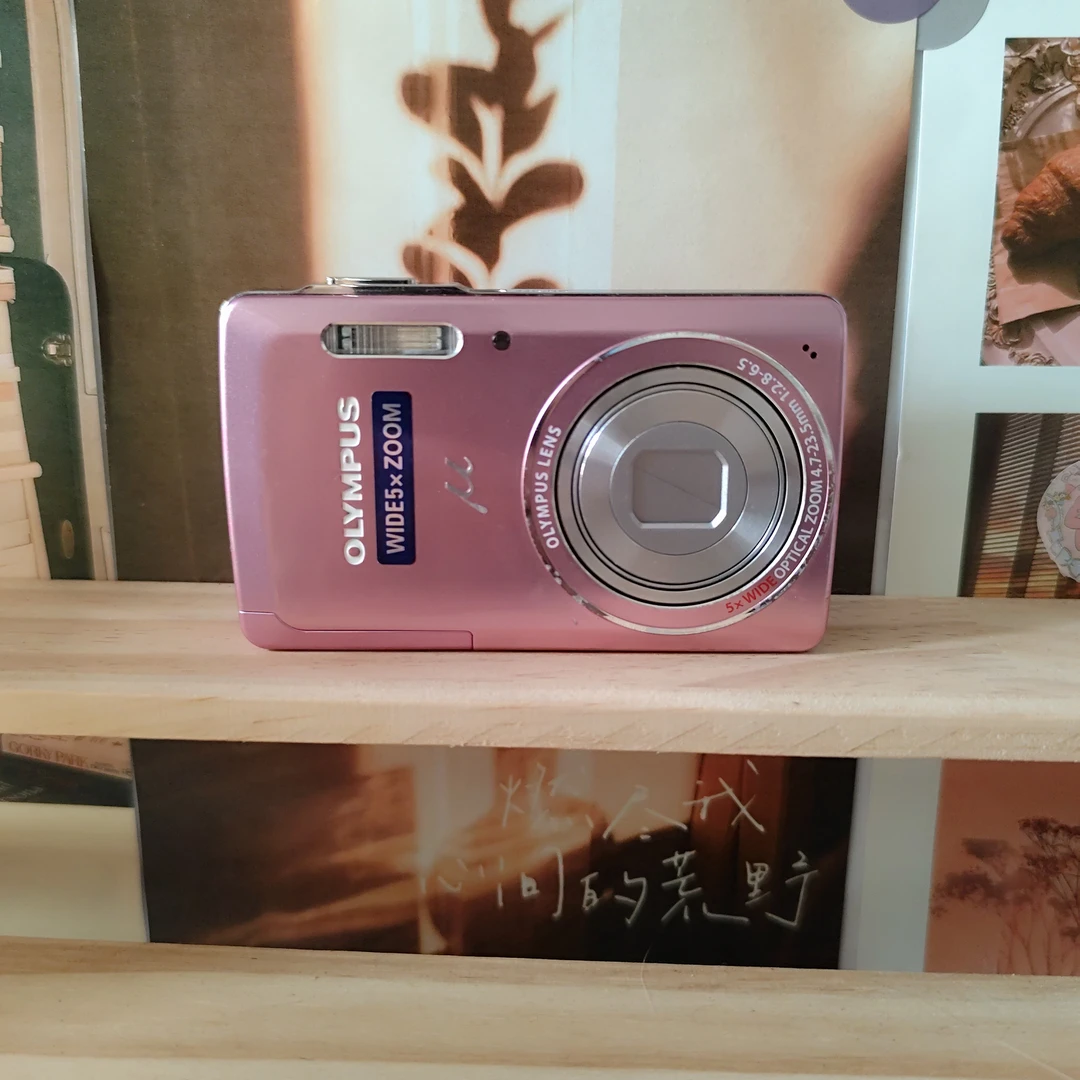 9新 Olympus/奥林巴斯 高像素粉色人像氛围感ccd复古相机