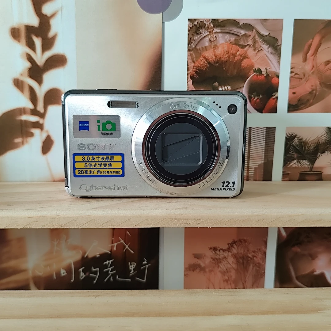 99新 Sony/索尼 w290 1200w像素 5倍变焦 人像奶油质感相机