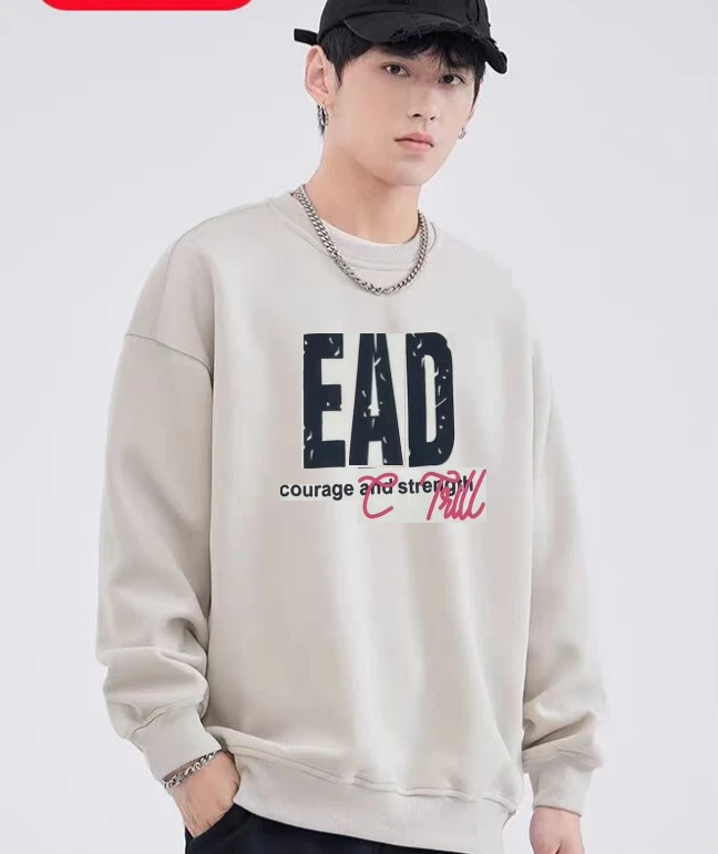 （507-508）冬季青少年加绒宽松版棉卫衣