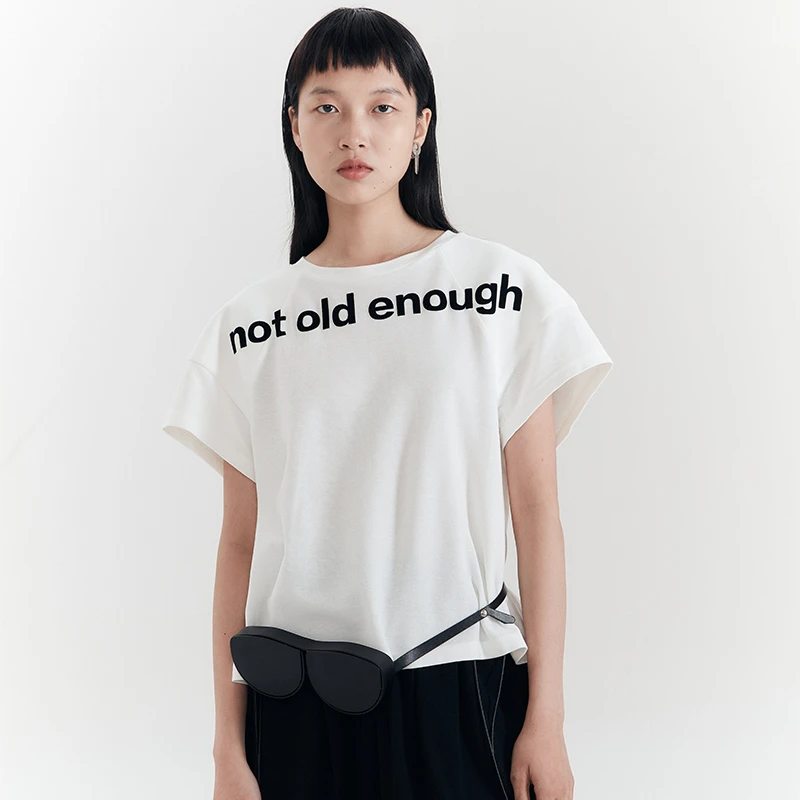 夹生HALF MADEnotoldenough植绒短T恤