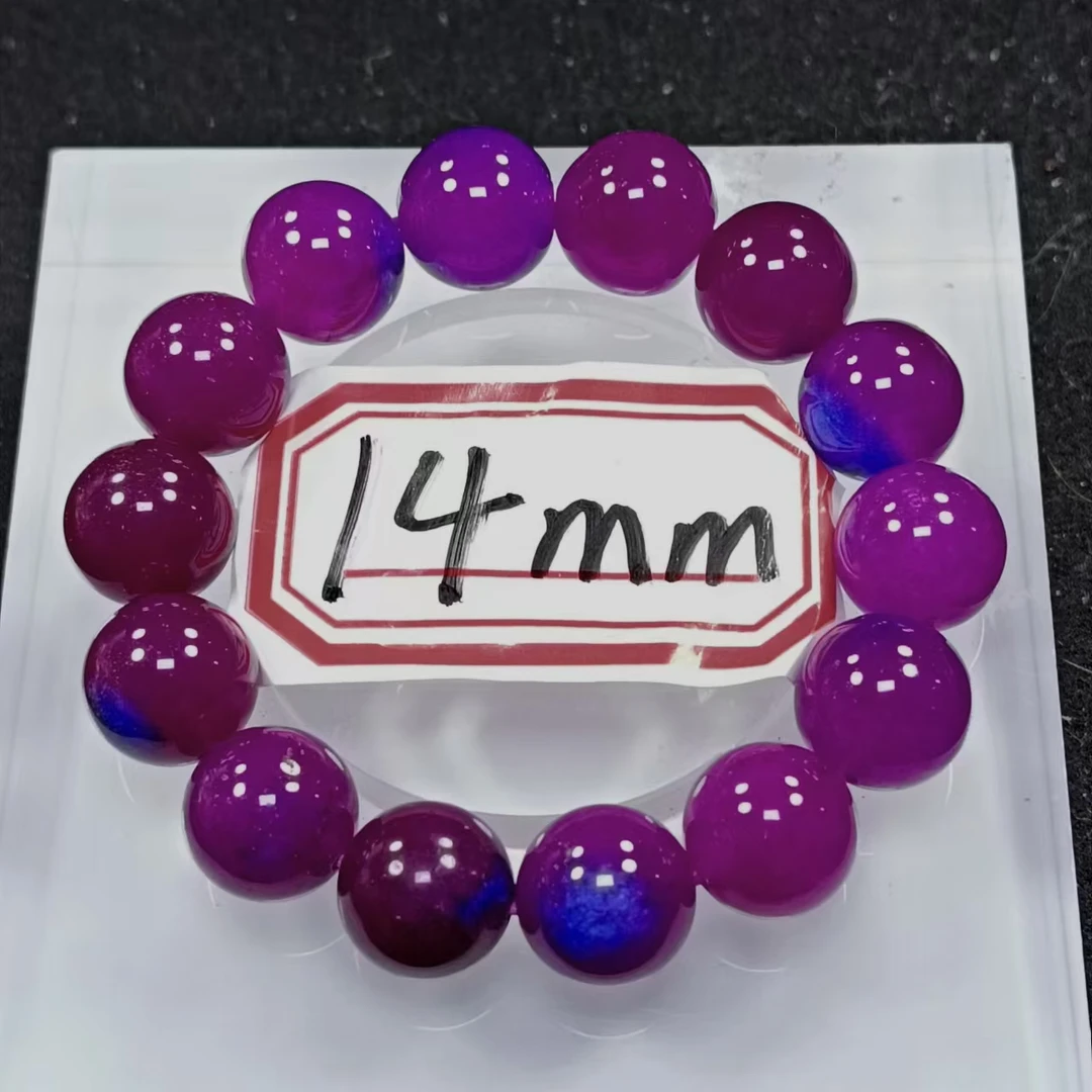 飘蓝紫舒14mm手串发一条D03