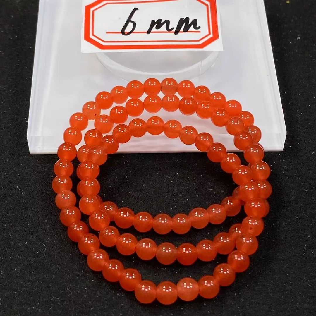 冰红三圈手串6mm发一条H35
