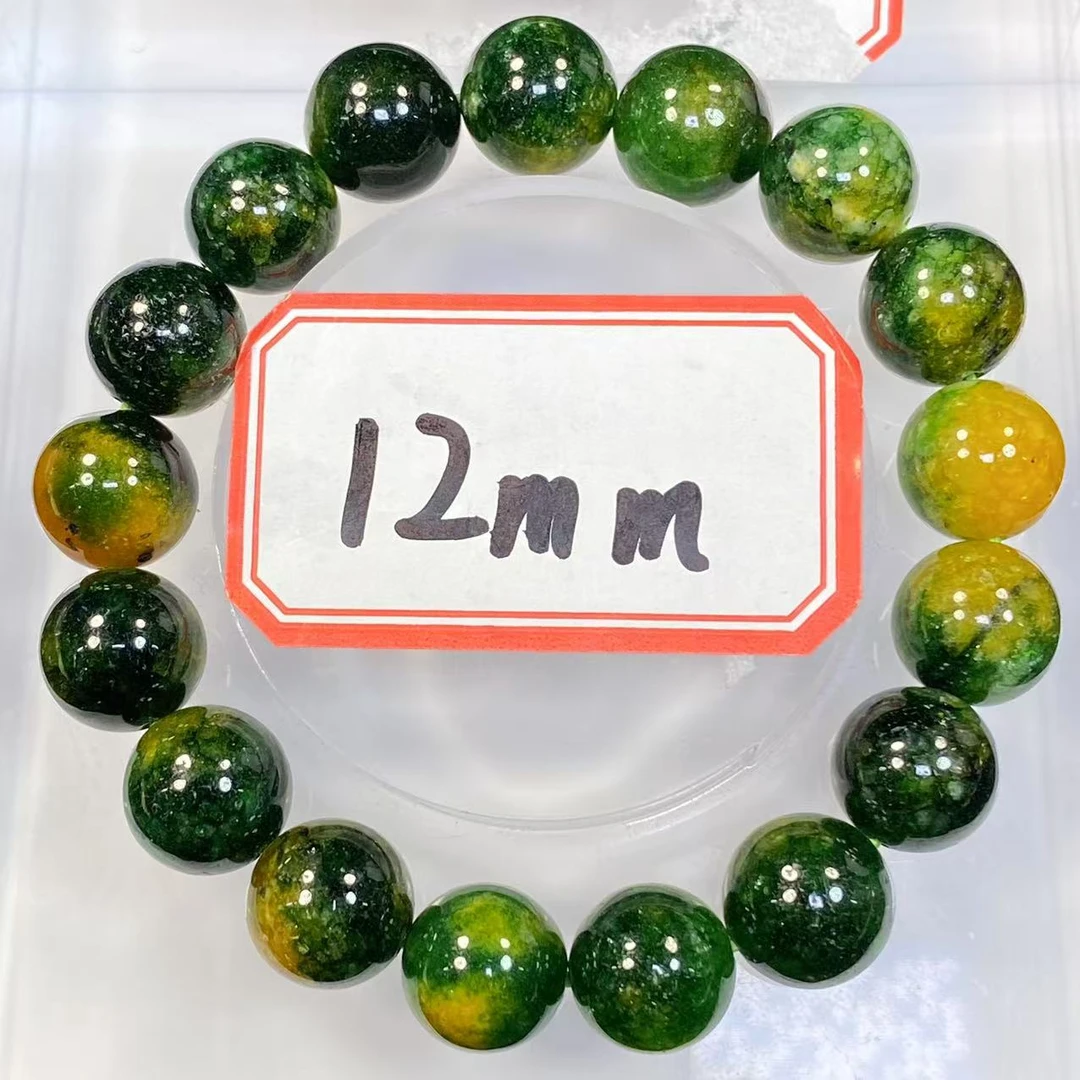 绿油画12mm手串发一条22C30